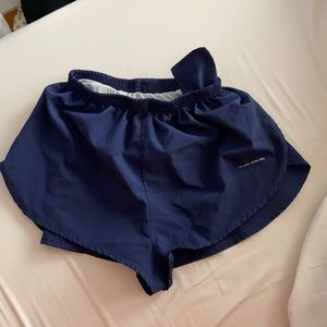 Navy blue boa shorts